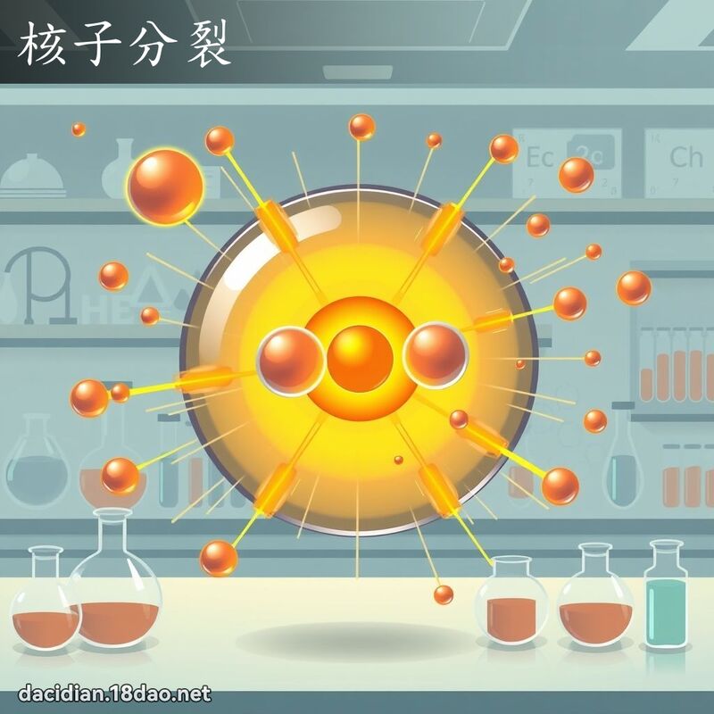 核子分裂 - 國語大辭典配圖