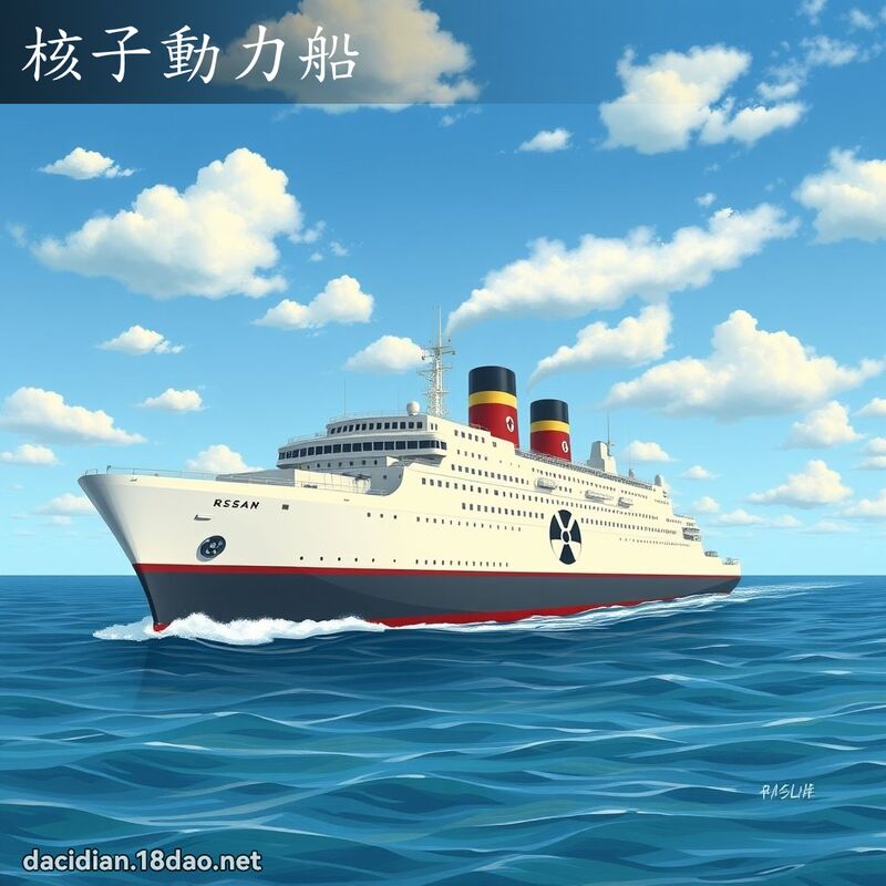 核子动力船 - 国语大辞典配图