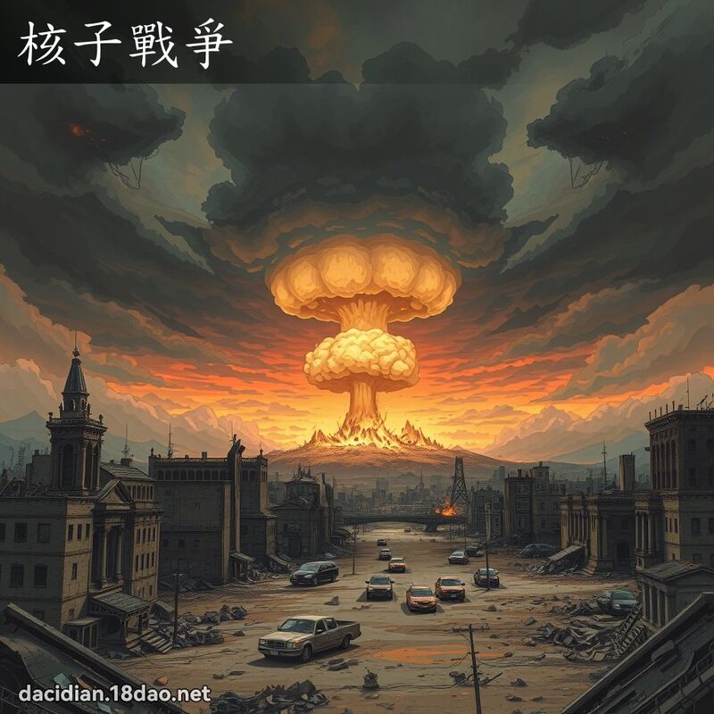 核子戰爭 - 國語大辭典配圖