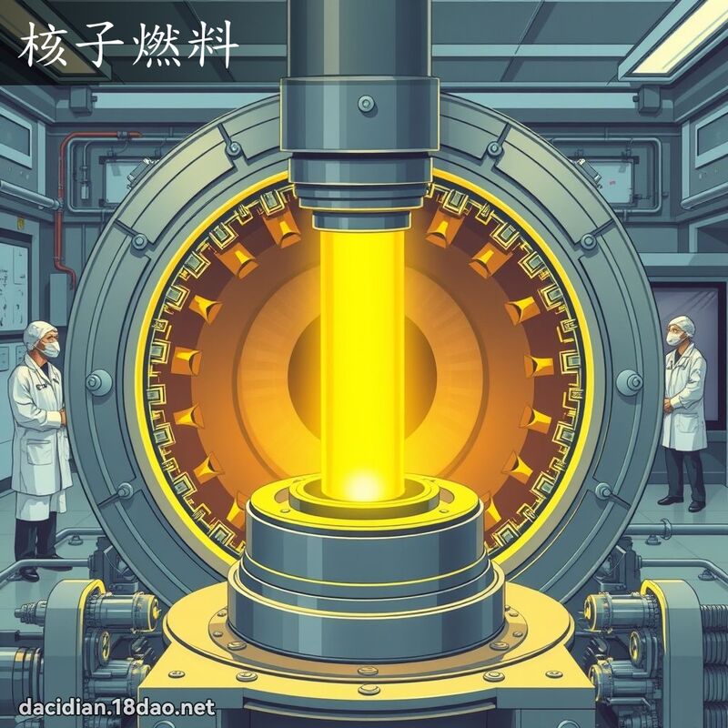 核子燃料 - 國語大辭典配圖