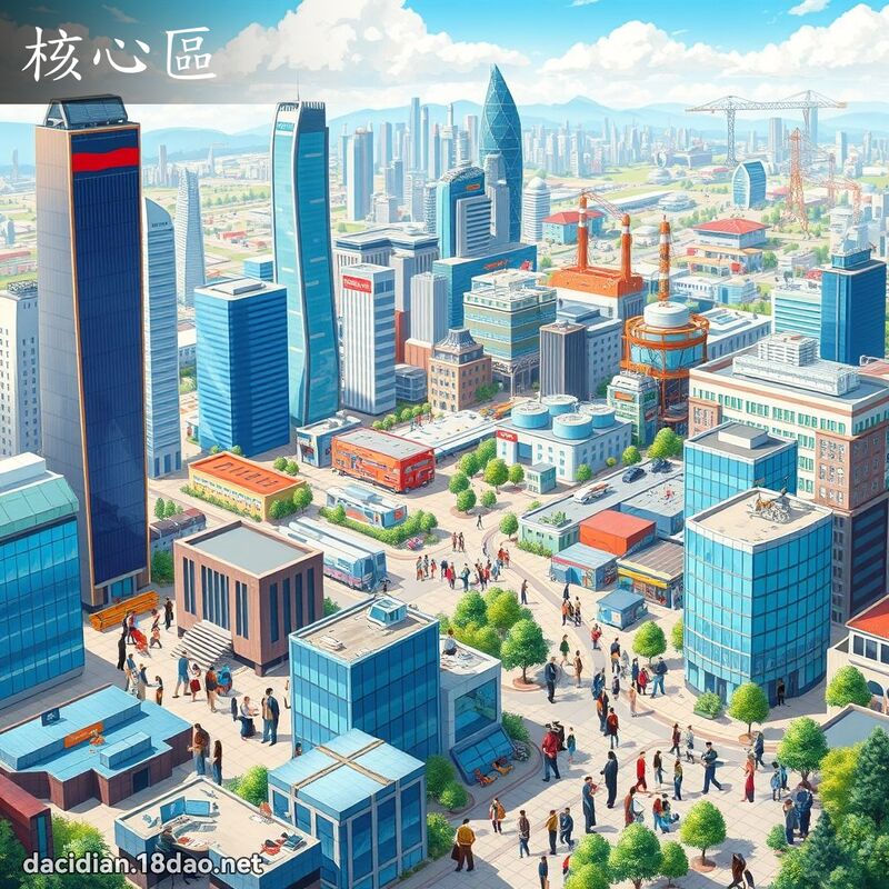 核心區 - 國語大辭典配圖