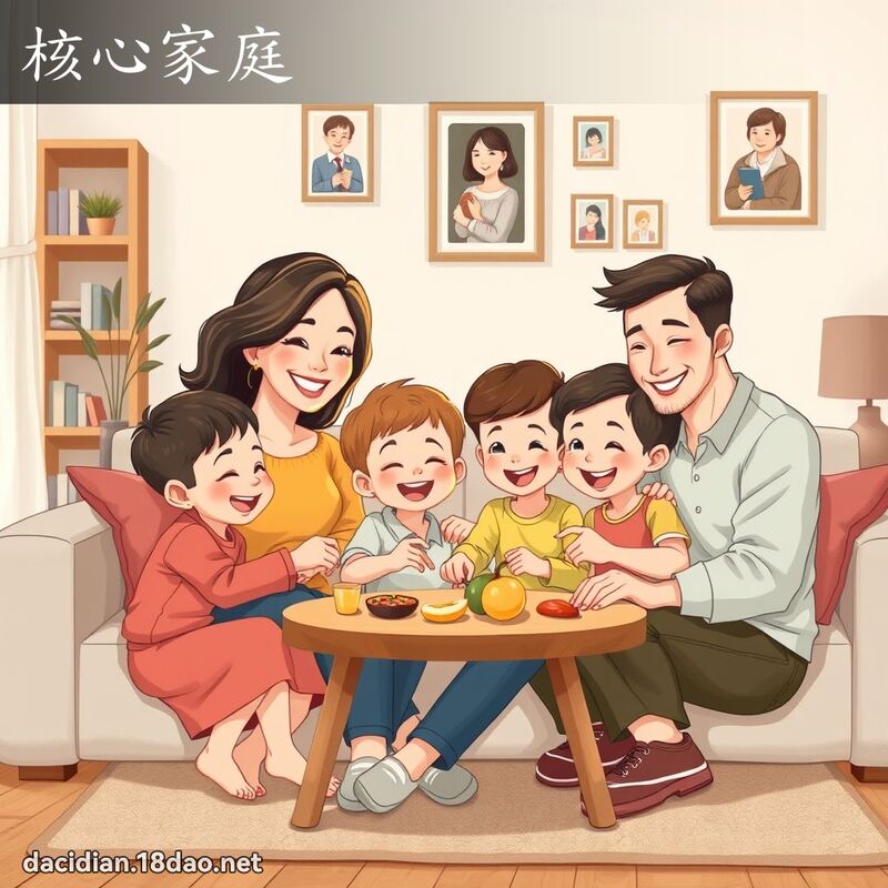核心家庭 - 国语大辞典配图