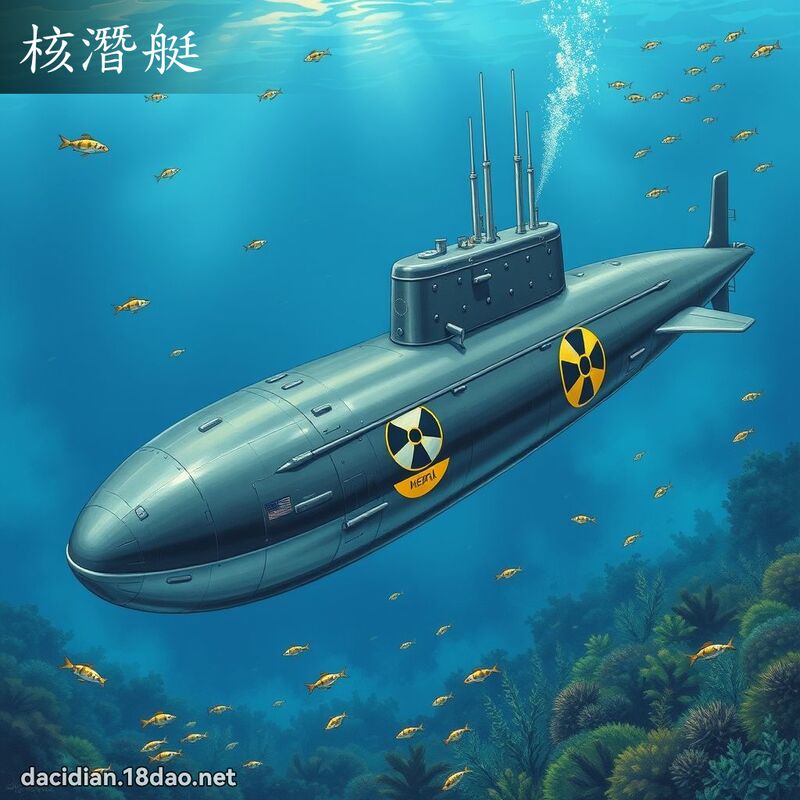 核潛艇 - 國語大辭典配圖