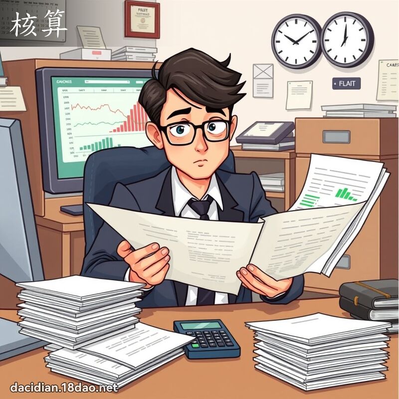 核算 - 国语大辞典配图