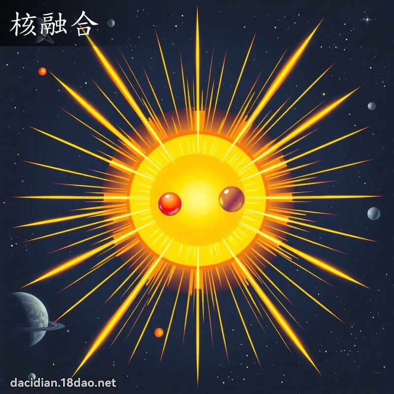 核融合 - 国语大辞典配图