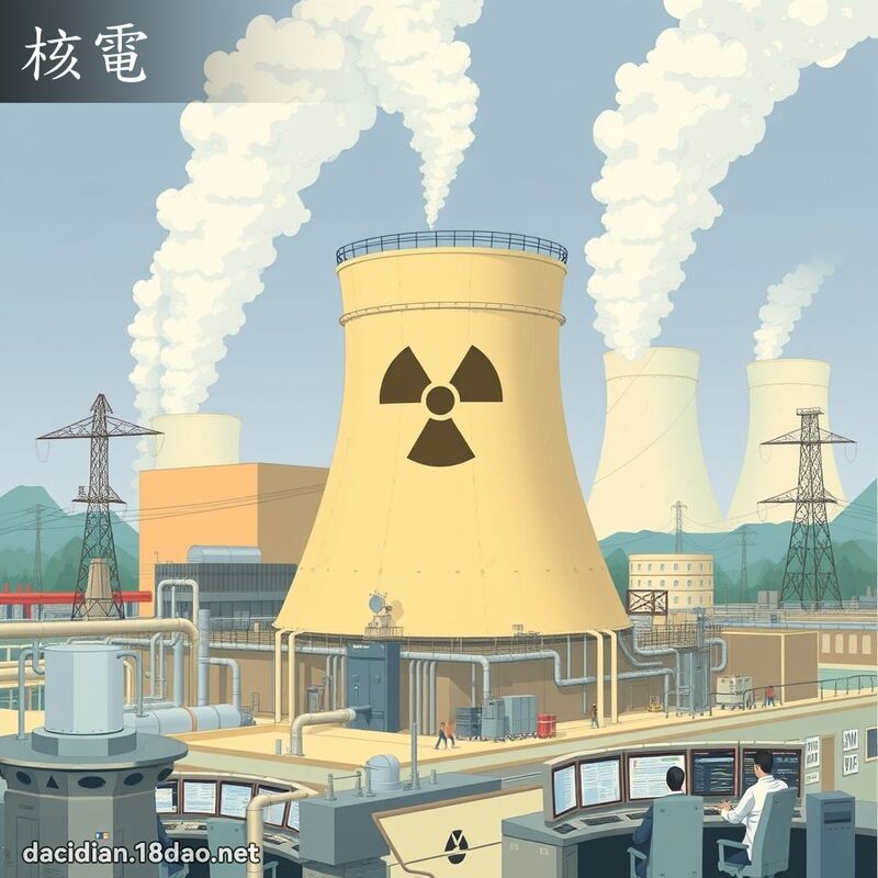 核電 - 國語大辭典配圖