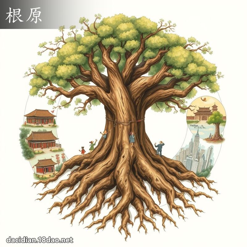 根原 - 国语大辞典配图