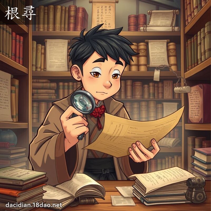 根寻 - 国语大辞典配图