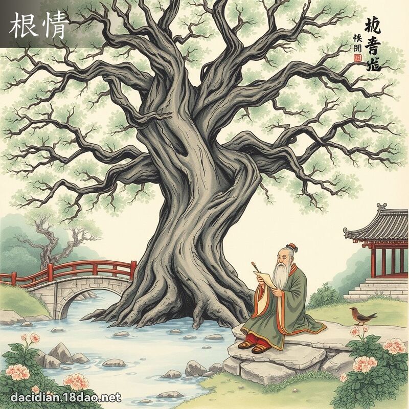 根情 - 国语大辞典配图