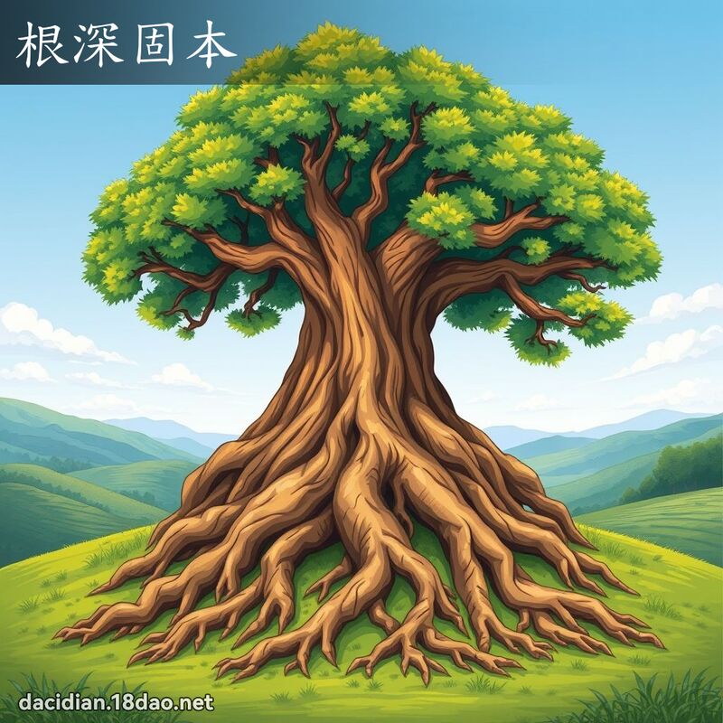 根深固本 - 國語大辭典配圖