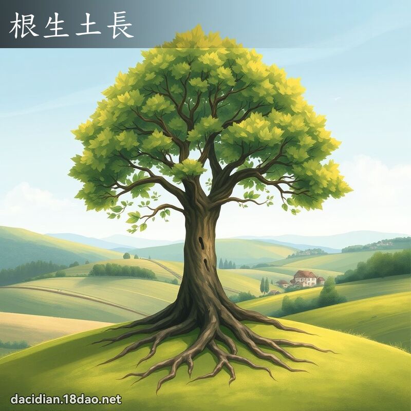 根生土長 - 國語大辭典配圖