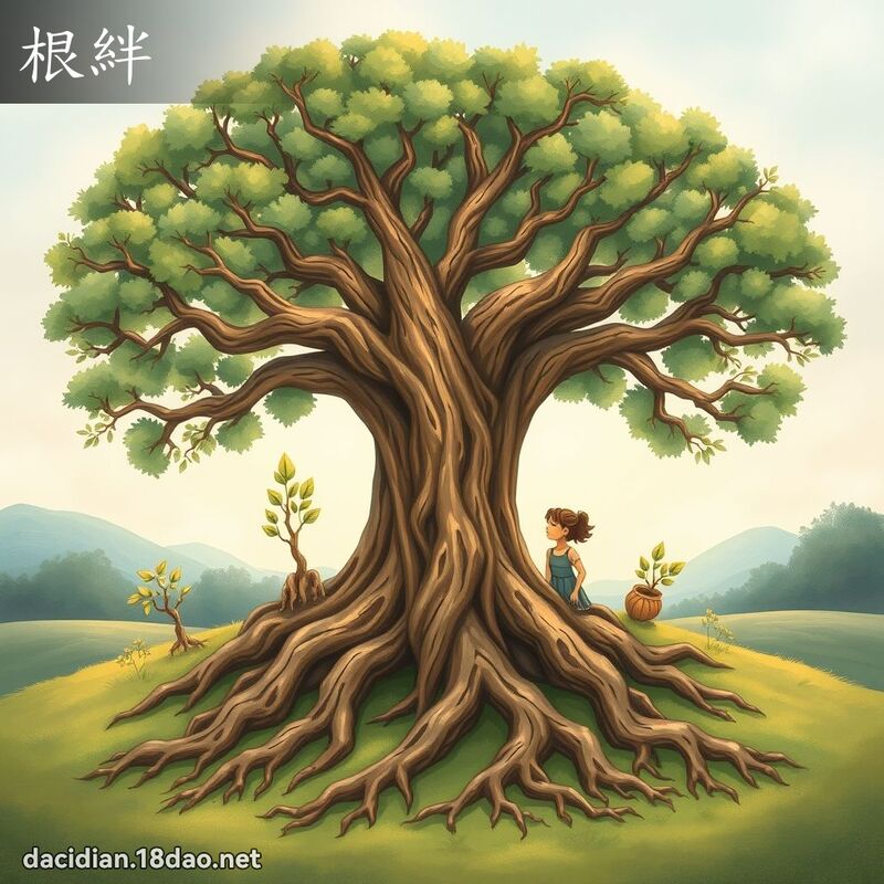 根绊 - 国语大辞典配图