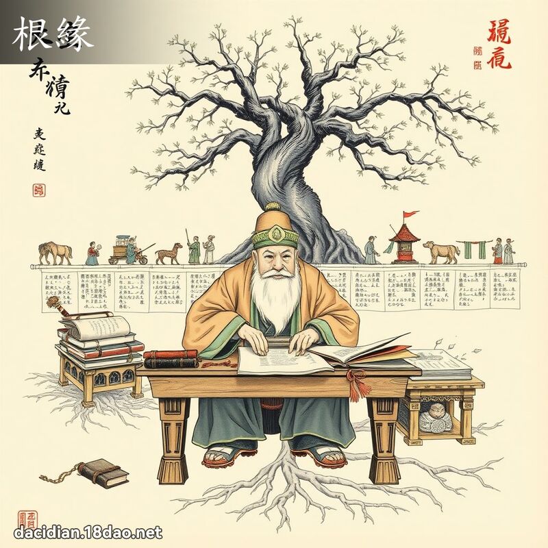 根缘 - 国语大辞典配图