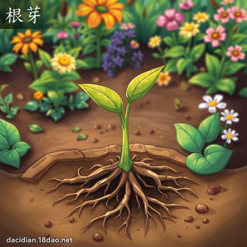 根芽 - 国语大辞典配图