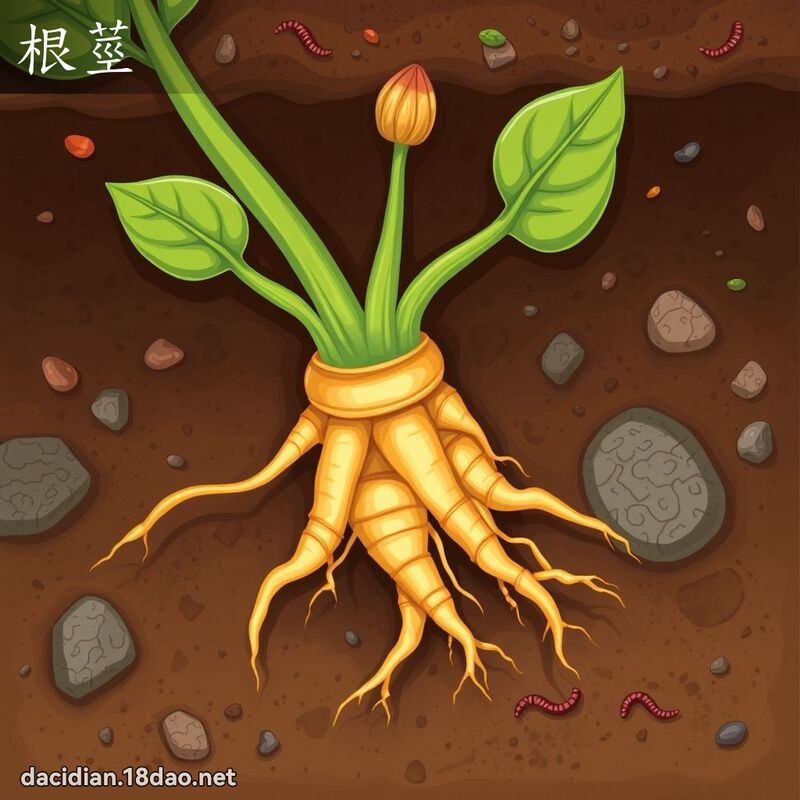 根莖 - 國語大辭典配圖