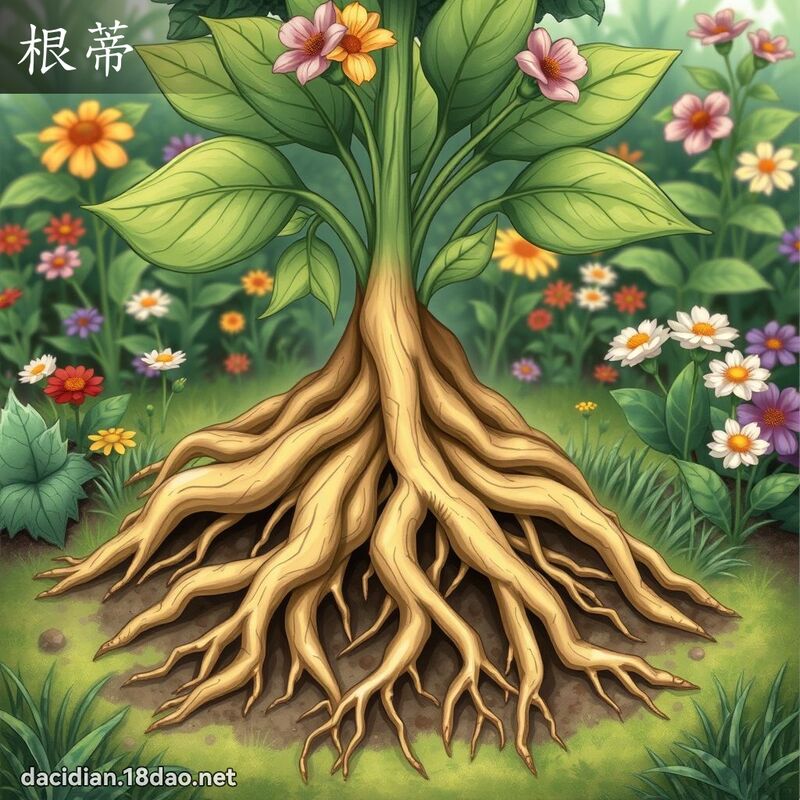 根蒂 - 国语大辞典配图
