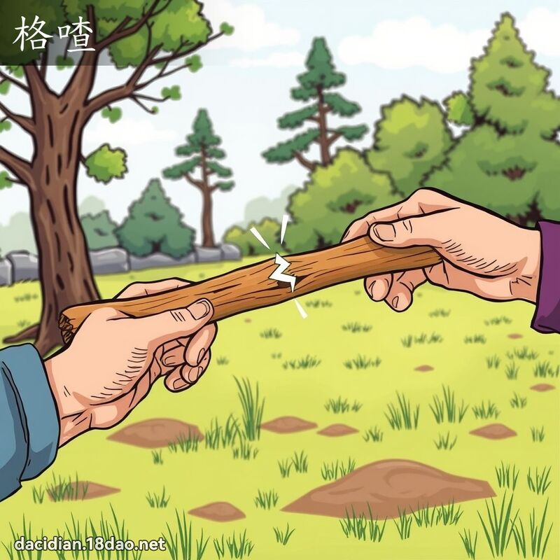 格喳 - 國語大辭典配圖