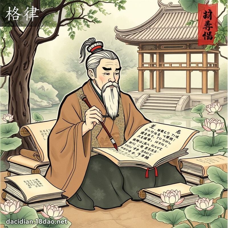 格律 - 国语大辞典配图