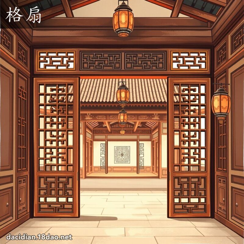 格扇 - 國語大辭典配圖
