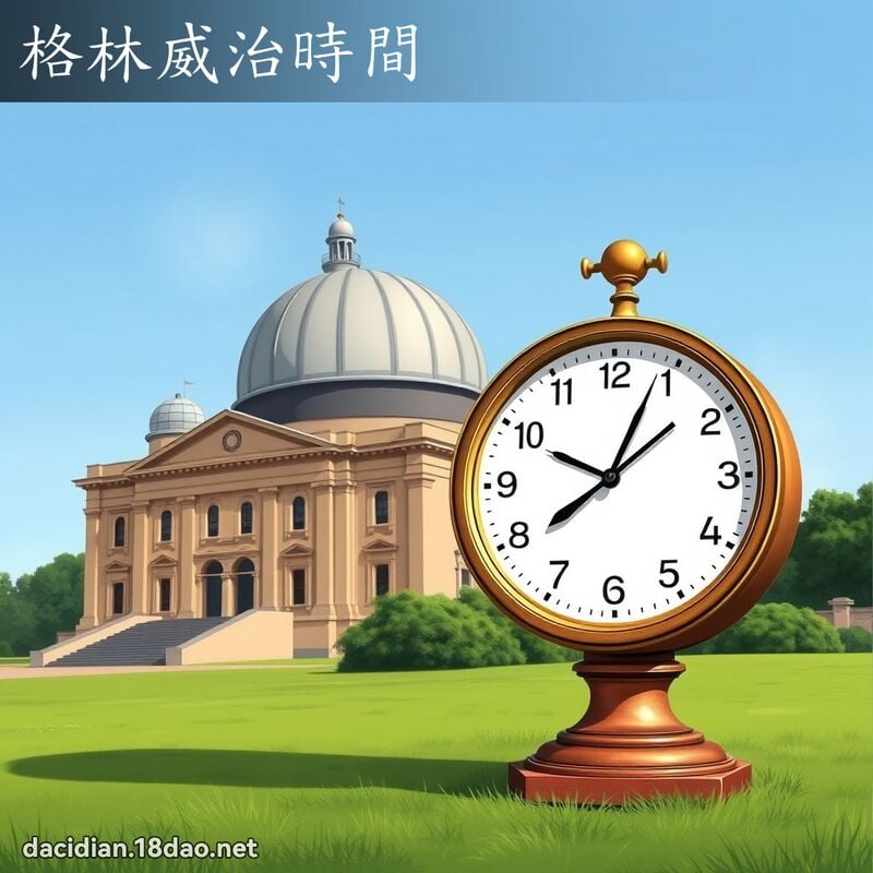 格林威治時間 - 國語大辭典配圖