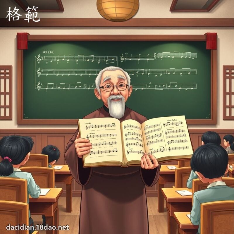 格範 - 國語大辭典配圖