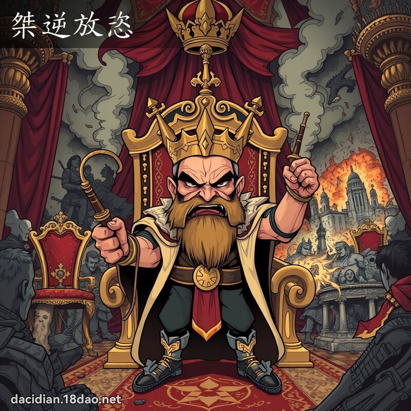 桀逆放恣 - 國語大辭典配圖
