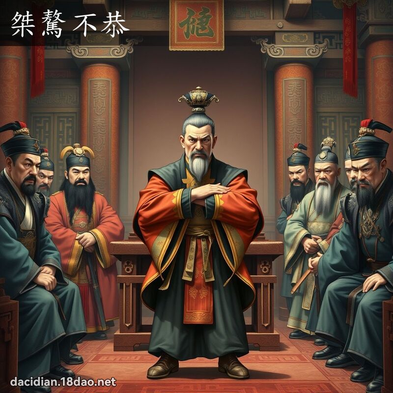 桀驁不恭 - 國語大辭典配圖