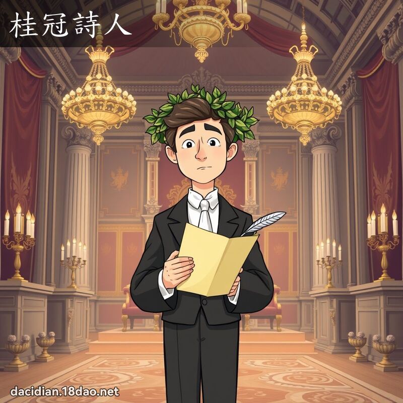 桂冠詩人 - 國語大辭典配圖