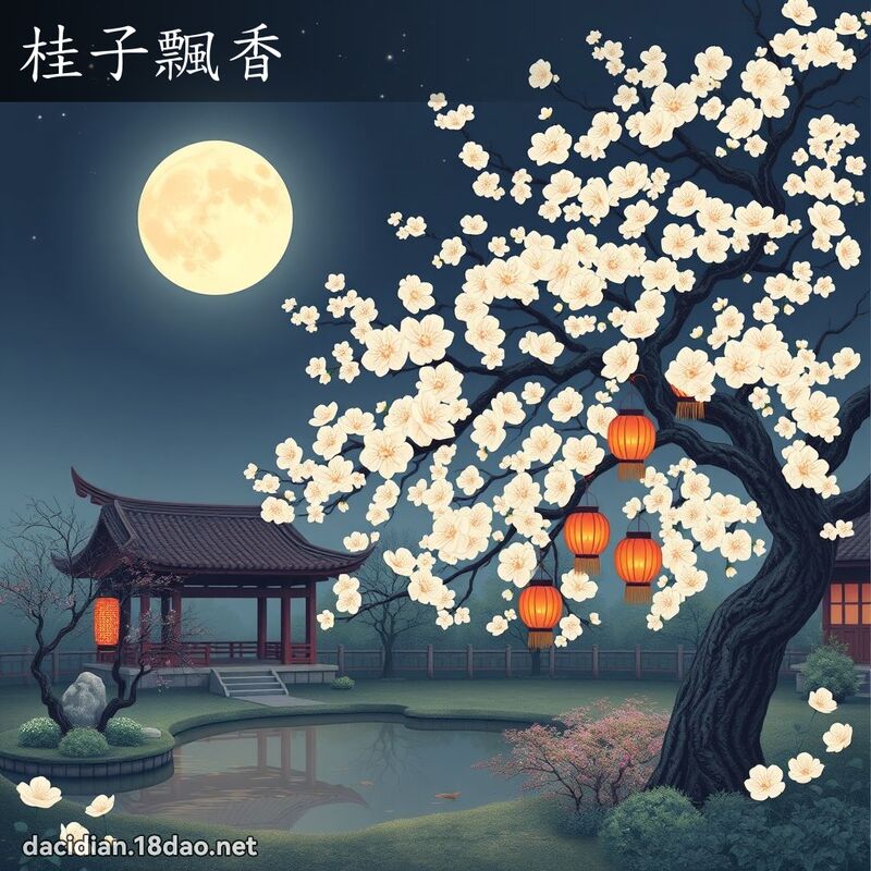 桂子飄香 - 國語大辭典配圖