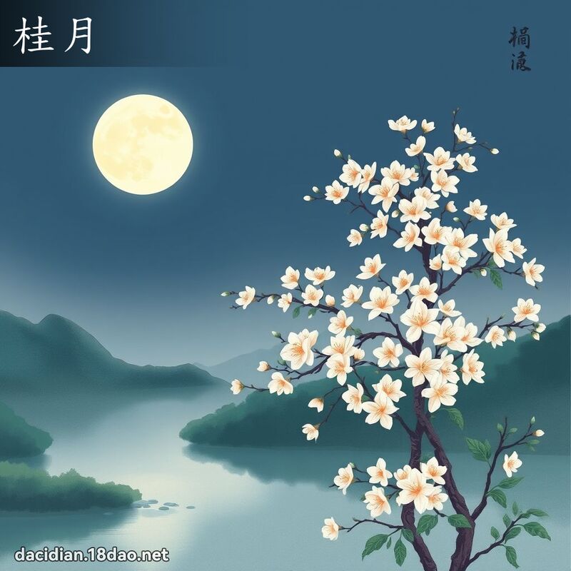 桂月 - 國語大辭典配圖