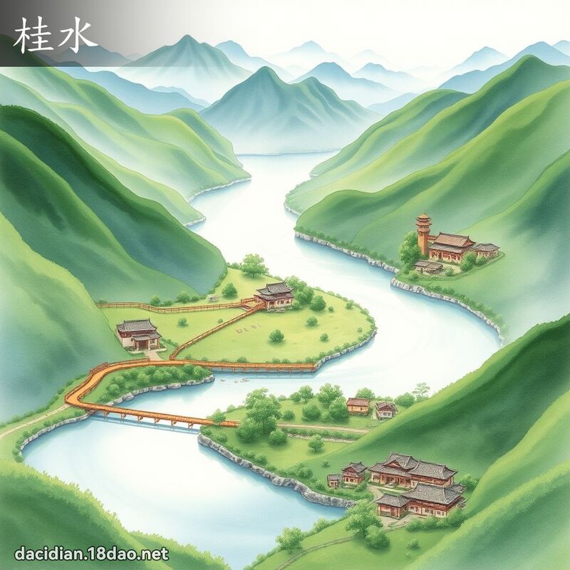 桂水 - 国语大辞典配图