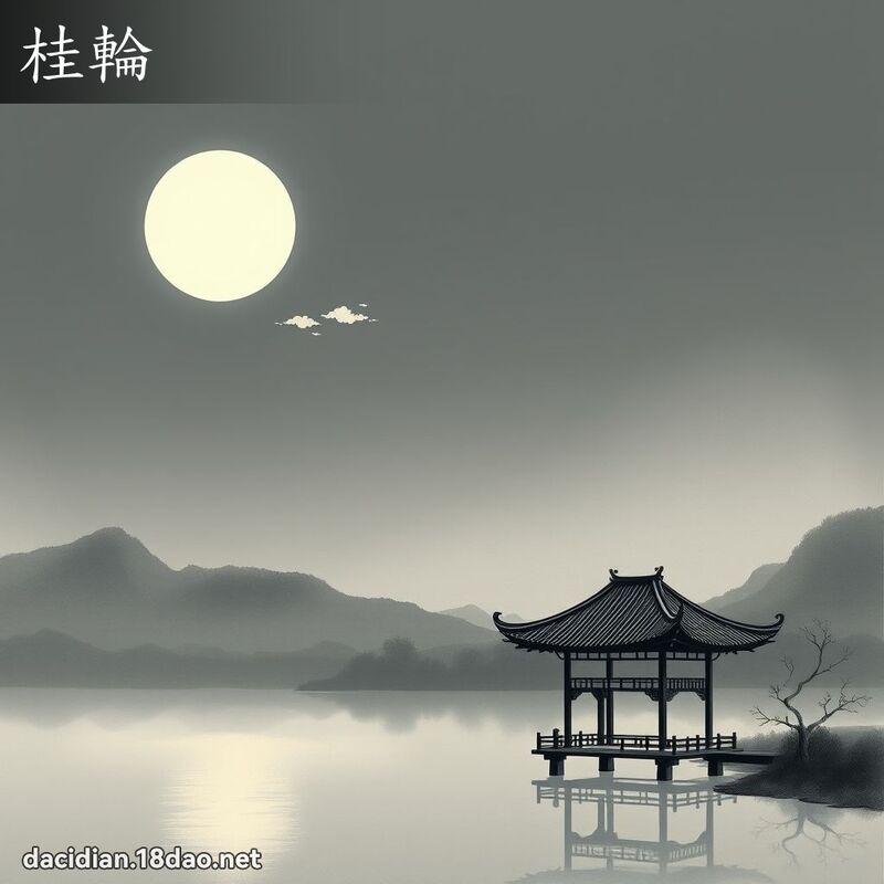 桂轮 - 国语大辞典配图