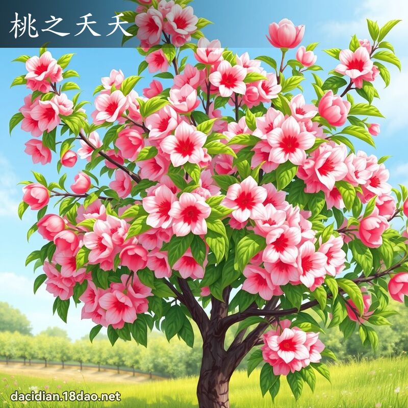 桃之夭夭 - 國語大辭典配圖