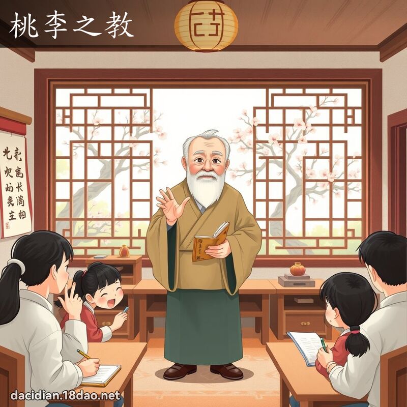 桃李之教 - 国语大辞典配图