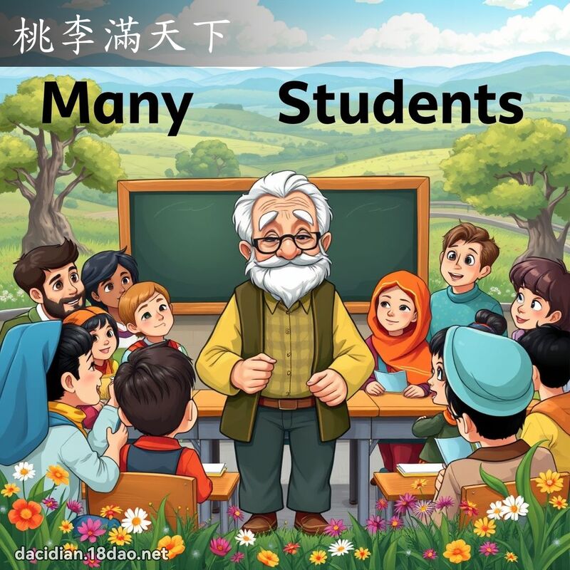 桃李满天下 - 国语大辞典配图