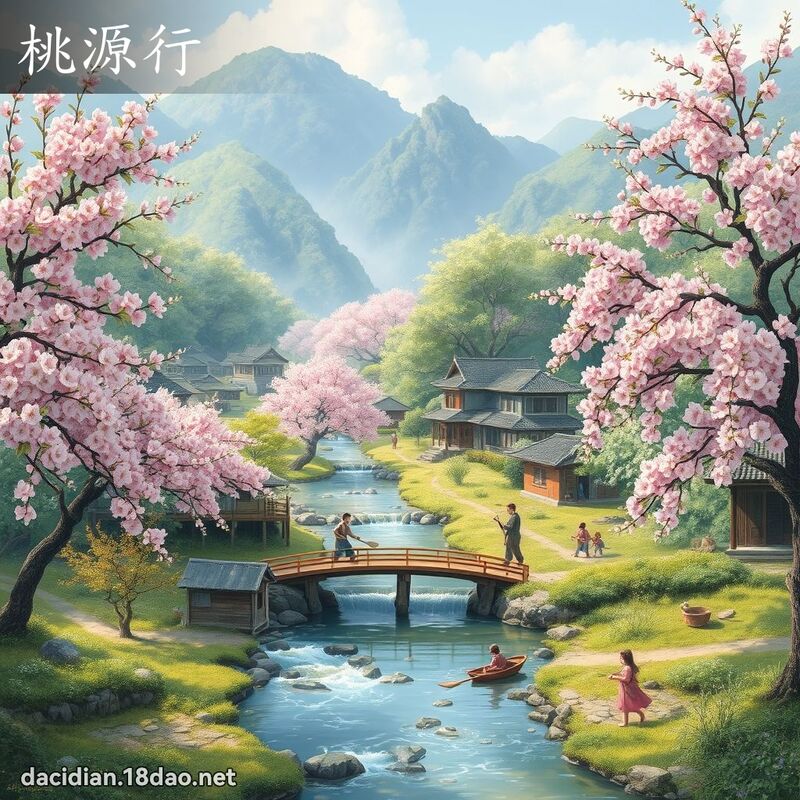 桃源行 - 國語大辭典配圖