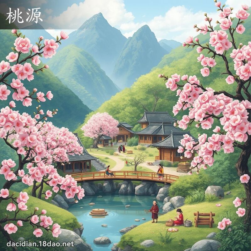桃源 - 國語大辭典配圖