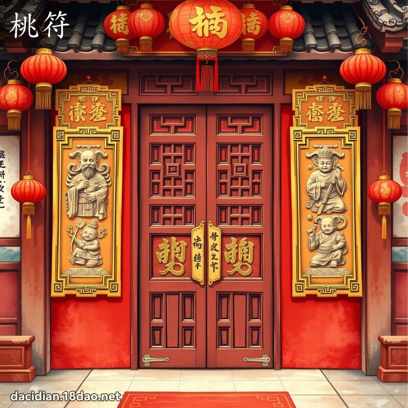 桃符 - 国语大辞典配图