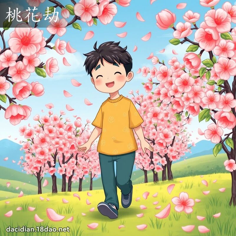 桃花劫 - 國語大辭典配圖