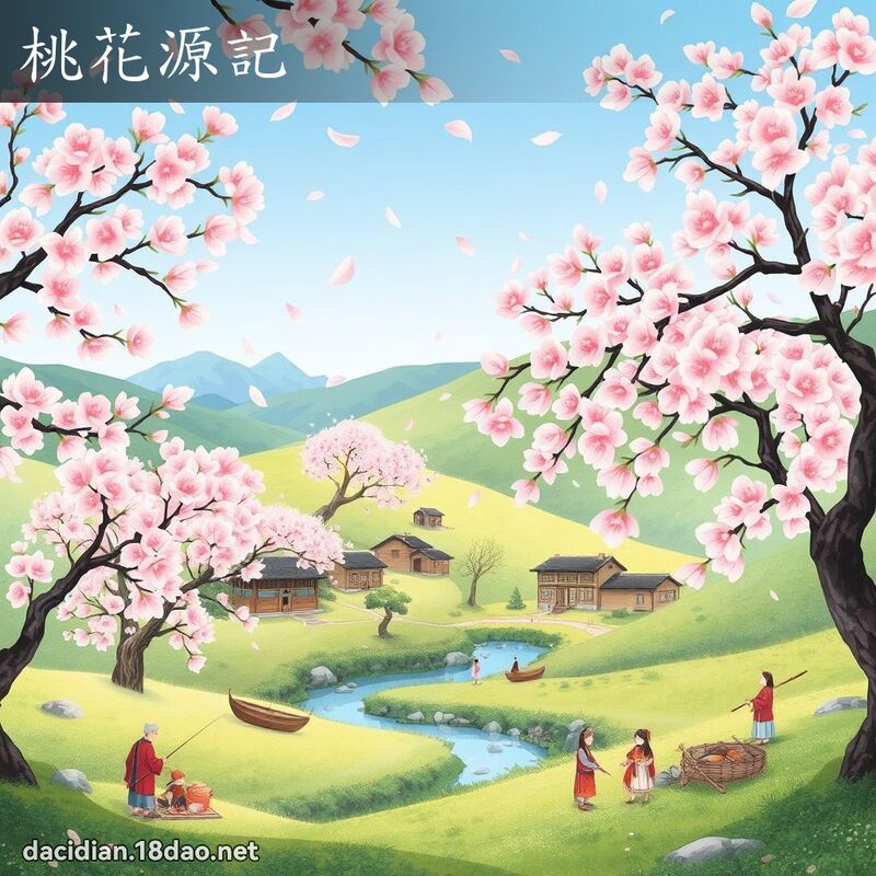 桃花源記 - 國語大辭典配圖