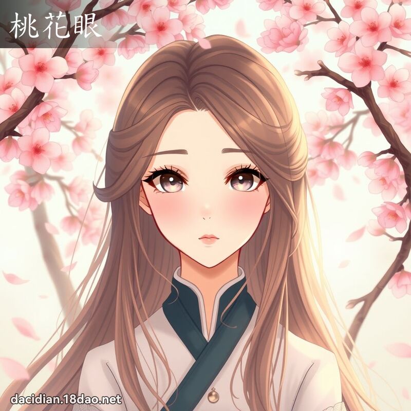 桃花眼 - 國語大辭典配圖