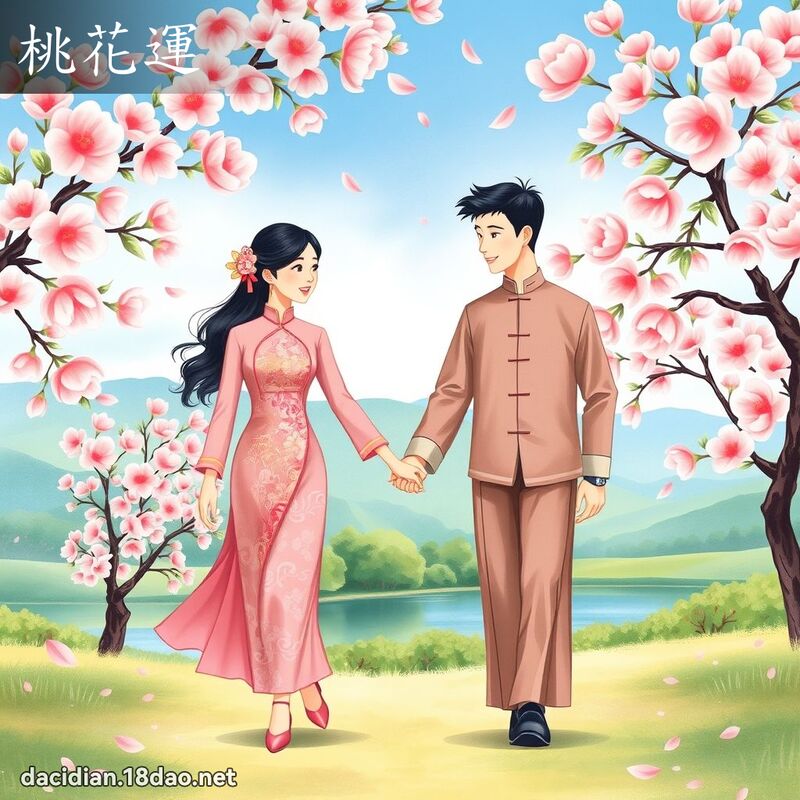 桃花運 - 國語大辭典配圖