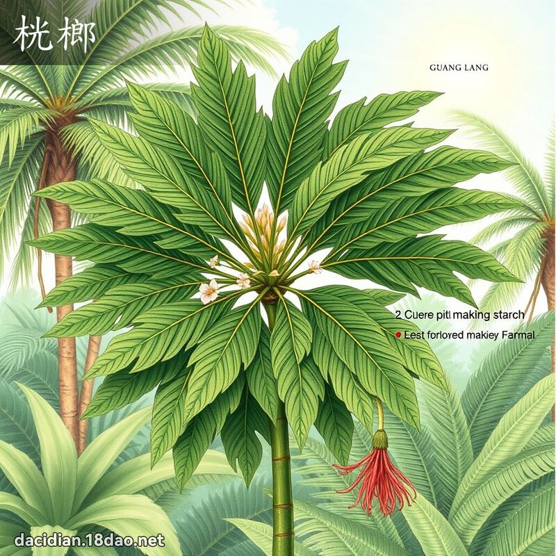 桄榔 - 國語大辭典配圖