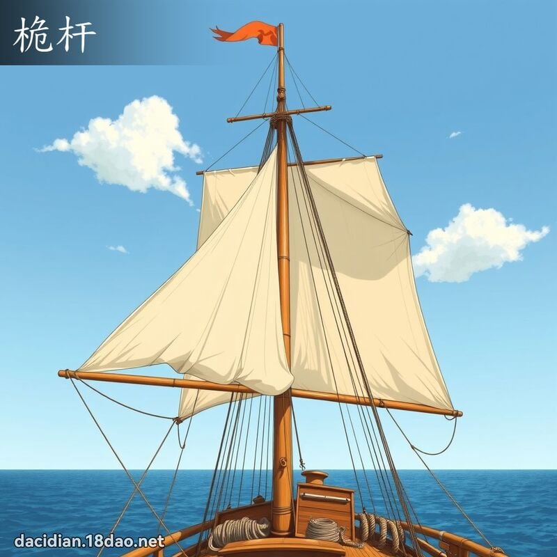 桅杆 - 国语大辞典配图