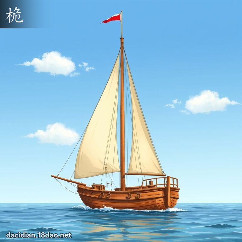 桅 - 国语大辞典配图