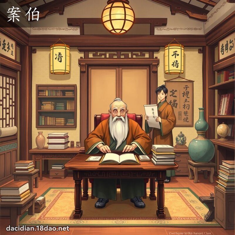 案伯 - 国语大辞典配图