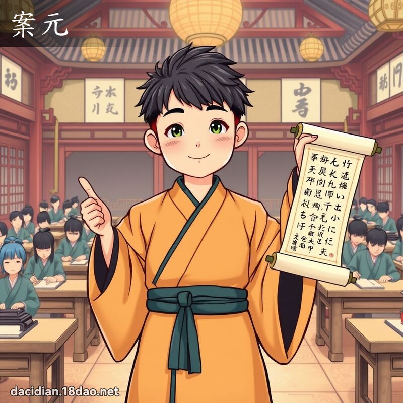 案元 - 國語大辭典配圖