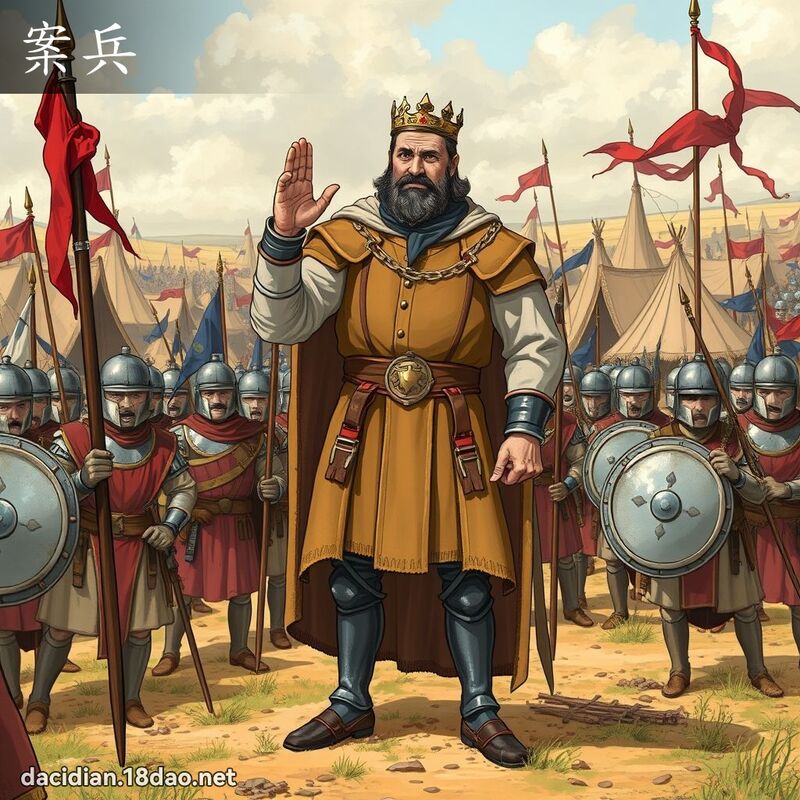 案兵 - 國語大辭典配圖