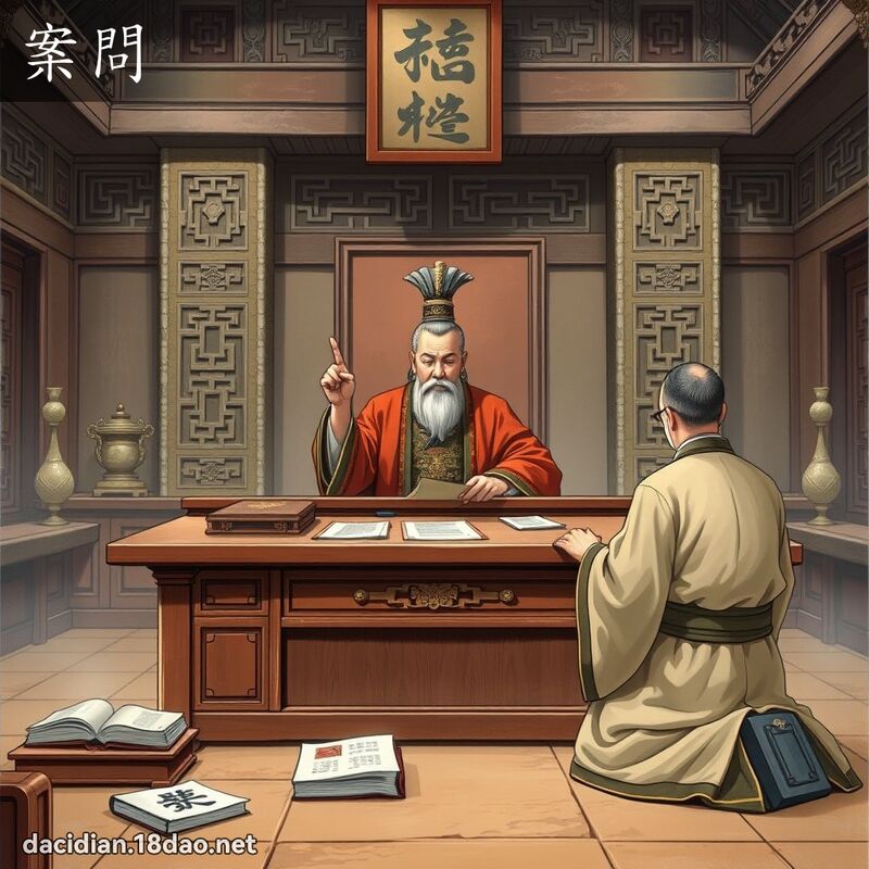 案问 - 国语大辞典配图