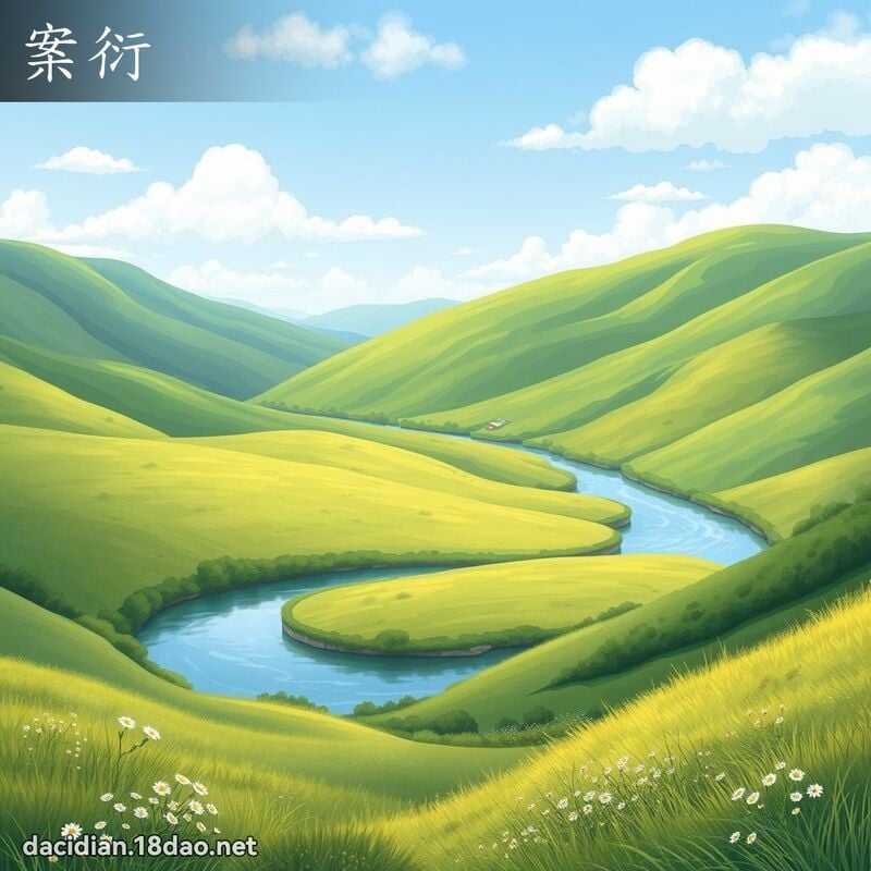案衍 - 国语大辞典配图